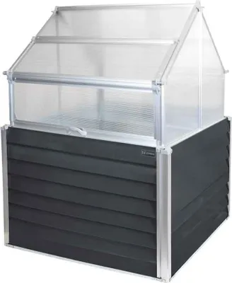 Image de ZIPPER ZI-BGWH169 Balcon Mini-serre 120x120x169 cm anthracite