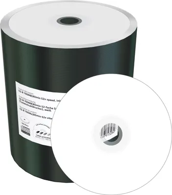 Produktbild von MediaRange CD-R 700 MB, CD-Rohlinge, (52fach, 100 Stück, bedruckbar)