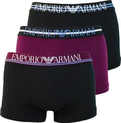 Obrázok produktu pre Emporio Armani Boxerky "3 Pack" - 111357 2F723 - Black- Veľkosť: XL(EU)