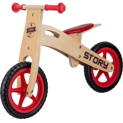 Image de Story Woody Roue d'exercice en bois réglable en hauteur