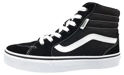 Image de Baskets montantes Vans Filmore pour enfants, chaussures de sport, sneakers, couleur noire, pour un usage quotidien