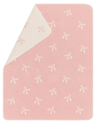 Produktbild von Babydecke Schleifchen 70 x 90 cm - Altrosa - GRS  - von David Fussenegger