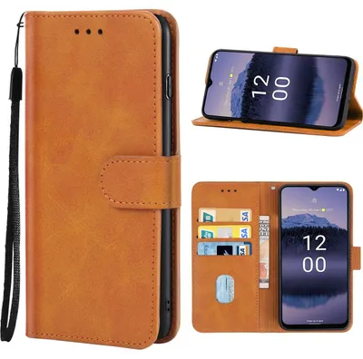 Produktbild von Mobigear Geldbörsen-Handyhülle für Nokia G11 Plus – Klapphülle – Braun