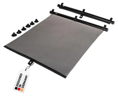 Obrázek produktu pro alca® sluneční clona do auta 2 x 40 x 55 cm sluneční clona na okno auta UV ochrana s přísavkou a funkcí roll-in jednou rukou ochrana proti slunci auto nákladní auto děti děti