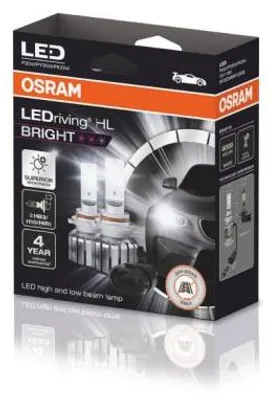 Produktbild von Osram Hb3(9005)/H10/Hir1 Ledriving Hl Bright 6000K 19.0W 12V Hangende Faltschachtel X2 Stück