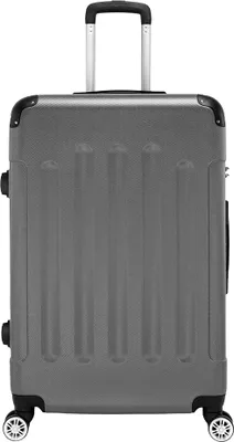 Produktbild von Hartschalenkoffer Reisekoffer-Set Koffer-Set Trolley-Set 3 Stk. ABS Dunkelgrau