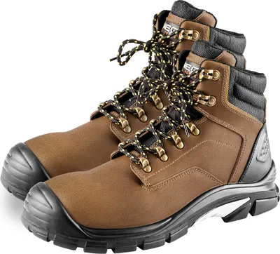 Produktbild von NEO TOOLS Arbeitsstiefel, Klasse S3 SRC, Schaft aus Crazy Horse-Leder, Oxford-Gewebe, Metallschlaufen, profilierter Rücken - Größe 46