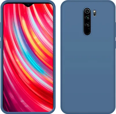 Image de Etui Redmi Note 8 Pro, étui de protection en silicone liquide résistant aux chocs et aux rayures pour Xiaomi Redmi Note 8 Pro Bleu