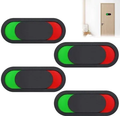 Image de Kit de protection en acrylique pour 4 portes - Adhésif - Résistant à l'eau - Convient pour les salles de bain/bureaux