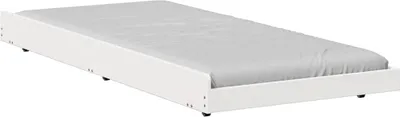 Obrázek produktu pro Rám postele bílý 100 x 200 cm z masivního borovicového dřeva