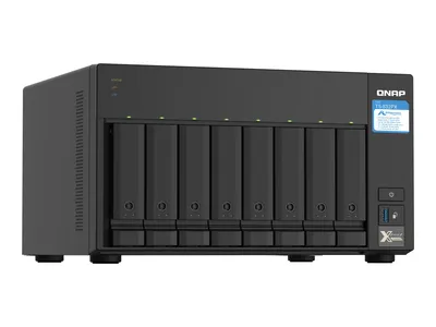 Produktbild von QNAP TS-832PX-4G - NAS-Server - 8 Schächte - SATA 6Gb/s - RAID RAID 0, 1, 5, 6, 10, 50, JBOD, 60 - RAM 4 GB - Gigabit Ethernet / 2.5 Gigabit Ethernet / 10 Gigabit Ethernet - iSCSI Support
