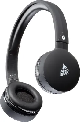 Obrázek produktu pro Music Sound 8018080295058, Bezdrátový, Hovory/hudba, 350 g, Sluchátka s mikrofonem, Černá