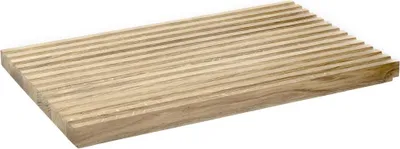 Zdjęcie produktu dla APS 764 GN 1/1 deska do krojenia chleba VALO, drewno dębowe (olejowane), z antypoślizgowymi nóżkami, 53 x 32,5 cm, wysokość 3,5 cm