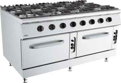 Produktbild von Base 900 Gasherd 8 Br. Mit Gasbackofen