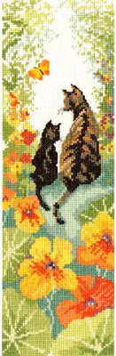 Zdjęcie produktu dla Zestaw do haftu krzyżykowego "Śledź mnie 1" firmy Bothy Threads, schemat do odliczania, tkanina Aida 14, wymiary 11x33 cm