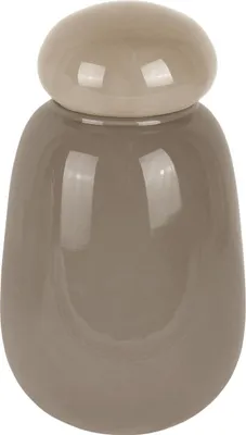 Produktbild von Present Time - Vase Nuevo Dulce - Dunkelgrau - 12.5x12.5x22cm
