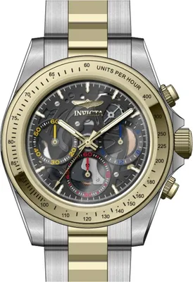 Obrázok produktu pre Invicta Speedway 50275 Pánske Hodinky - Quartz Hnutie - Nerezová Oceľ s Čiernym Ciferníkom - 39 mm