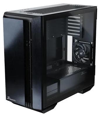 Zdjęcie produktu dla Seasonic SYNCRO Q704 + DGC-750W, Midi Tower, PC, Czarny, ATX, ITX, micro ATX, Aluminium, Plastik, Stal, Szkło hartowane, 18,5 cm