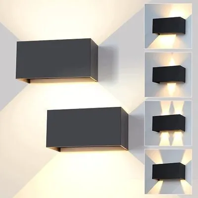 Zdjęcie produktu dla Kinkiet zewnętrzny LED 12W IP65 ciepłe światło lampa ścienna taras