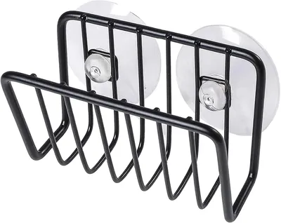Produktbild von Schwammhalter, Edelstahl, Wandmontage-Design, schwarz