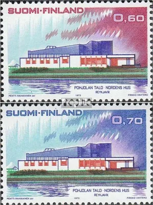 Produktbild von Briefmarken Finnland 1973 Mi 724-725 (kompl.Ausg.) FDC Haus des Nordens