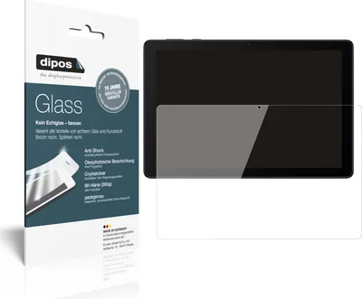 Produktbild von 2x Schutzfolie für Huawei MatePad T10 - Anti-Shock 9H Folie dipos Glass Kunststoffglas