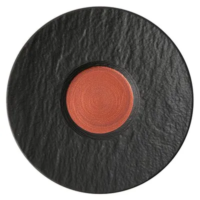 Imagen del producto de Villeroy & Boch, set de 6 piezas "Manufacture Rock Glow", platillos para café moka/espresso, porcelana premium, color , pintados a mano, referencia 1042831430