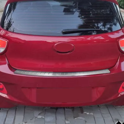 Zdjęcie produktu dla Zderzak ochronny do Hyundai i10 2013-2016 szczotkowana stal nierdzewna