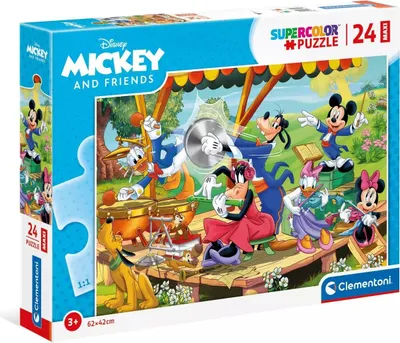 Zdjęcie produktu dla Clementoni Supercolor 24218, 24 szt., Kreskówki, 3 lat(a)