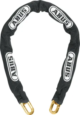 Produktbild von ABUS Kette 8KS – 8 mm starke Stahlkette zum Sichern von Fahrrädern, Stühlen in der Gastronomie, Maschinen und mehr – mit Textilmantel – kombinierbar beispielsweise mit Vorhängeschloss – 85 cm Länge