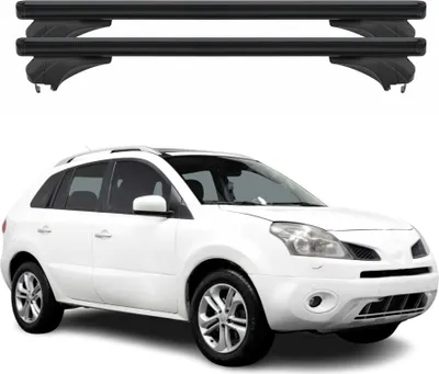 Immagine prodotto di Portapacchi Menabo per Renault Koleos I 2008-2016 in alluminio nero, 2 pezzi