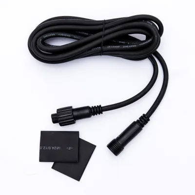 Obrázek produktu pro Prodlužovací kabel, černý, 3 m, IP67