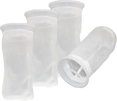 Imagen del producto de Juego de filtros de repuesto IBC, de nylon, 4 unidades, con un diámetro de 105 mm y una longitud de 250 mm, para depósitos de agua de lluvia