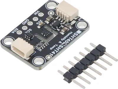 Obrázok produktu pre Modul snímača teploty a vlhkosti IIC I2C rozhranie a pinová záhlavie pre automatické ovládanie domácich spotrebičov SHT41