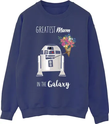 Produktbild von Star Wars - "Greatest Mum" Sweatshirt für Herren BI46075 (XXL) (Marineblau)