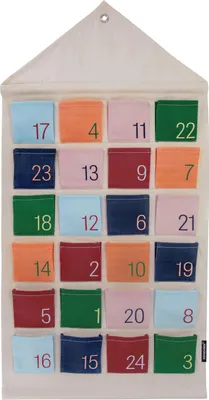 Produktbild von Adventskalender HAUS zum Befüllen, Jahr für Jahr wiederverwendbar, 50x1,5x100 cm