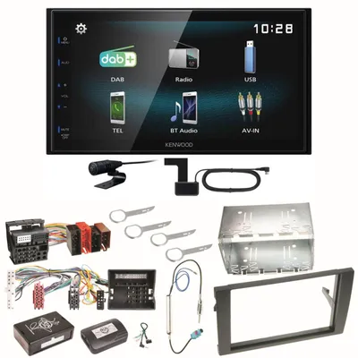 Produktbild von Kenwood DMX-125DAB Bluetooth USB MP3 DAB+ Einbauset für Audi A4 B6 B7 Seat Exeo