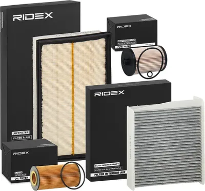 Produktbild von RIDEX Filterset Inspektionspaket Filtersatz für VOLVO S80 I (184)