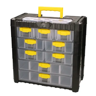 Produktbild von Werkzeugkasten Kleinteilemagazin Multicase Cargo 40x20x39cm