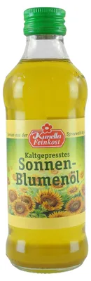Produktbild von Sonnenblumenöl kaltgepreßt von Kunella Feinkost (250 ml)