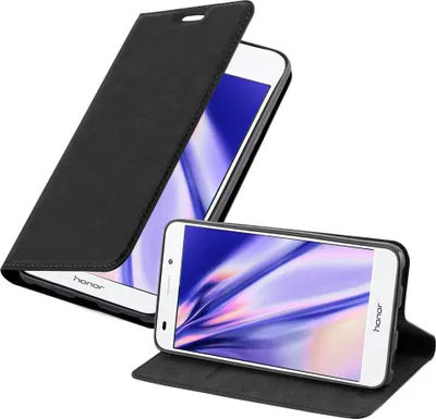 Image de Cadorabo Housse pour Honor 5C Housse de protection en noir Etui pour téléphone portable Case Cover Fermeture magnétique