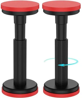Obrázek produktu pro Nastavitelné spojovací tyče pro nábytek – 18–45 cm – sada 2 ks – nosnost 100 kg – pro šatní skříně, sedací nábytek a umyvadla