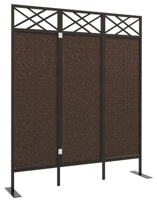 Produktbild von Raumteiler - Trennwand - Paravien - Sichtschutzwand - Privatsphärenschirm - Vintage-Design