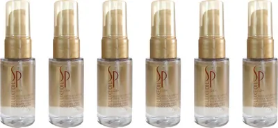 Produktbild von Wella Sp Luxe Oil Haaröl mit Argan-, Jojoba- & Mandelöl, restrukturierend, 6x30 ml