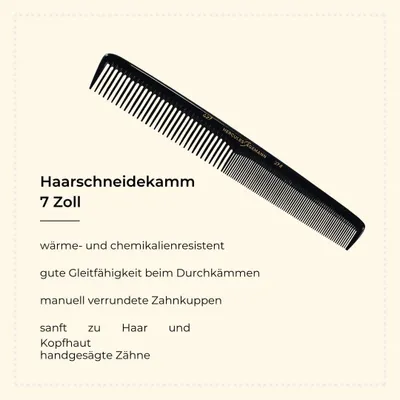 Produktbild von HERCULES SÄGEMANN - Premium Haarschneidekamm | Hochwertiger Naturkautschuk Kamm