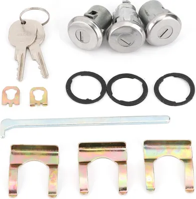 Immagine prodotto di Set di serrature Cutlass, set di chiavi per porte e bagagliai, 654394765282, ricambio, adatto per Chevelle