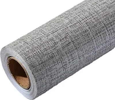 Produktbild von Samolepiaca vinylová umývateľná tapeta na stenu, Samolepiace tapety, tetovanie na stenu, nástenný panel Vinylové tapety (35 x 500 cm) - WALLPOSH Sivá