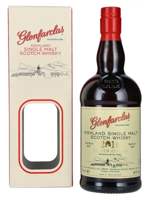 Produktbild von Glenfarclas EASTER EDITION Highland Single Malt Scotch Whisky 2016 46% Vol. 0,7l in Geschenkbox