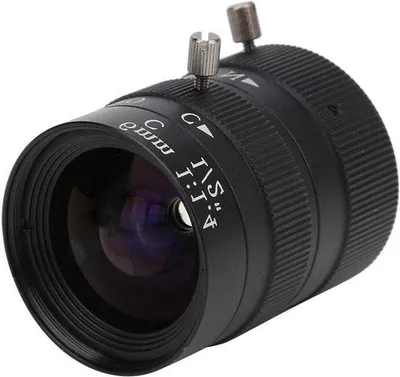 Obrázok produktu pre Priemyselný manuálny objektív s rozlíšením 3 MP – manuálna clona – HD – bajonet C – ohnisková vzdialenosť 6 mm – zoomový objektív – objektív pre digitálne zrkadlovky