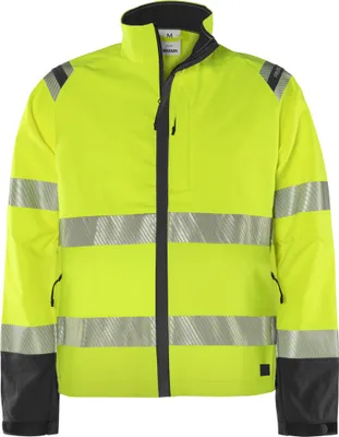 Produktbild von Fristads Grüne Warnschutz-Stretchjacke Klasse 3 4647 GSTP